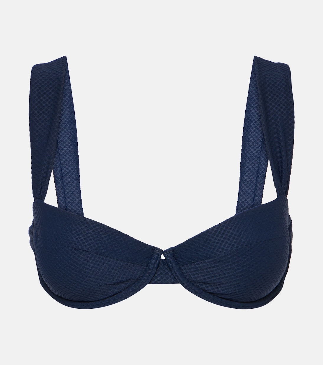 Menai bay Heidi Klein bikini top, blue