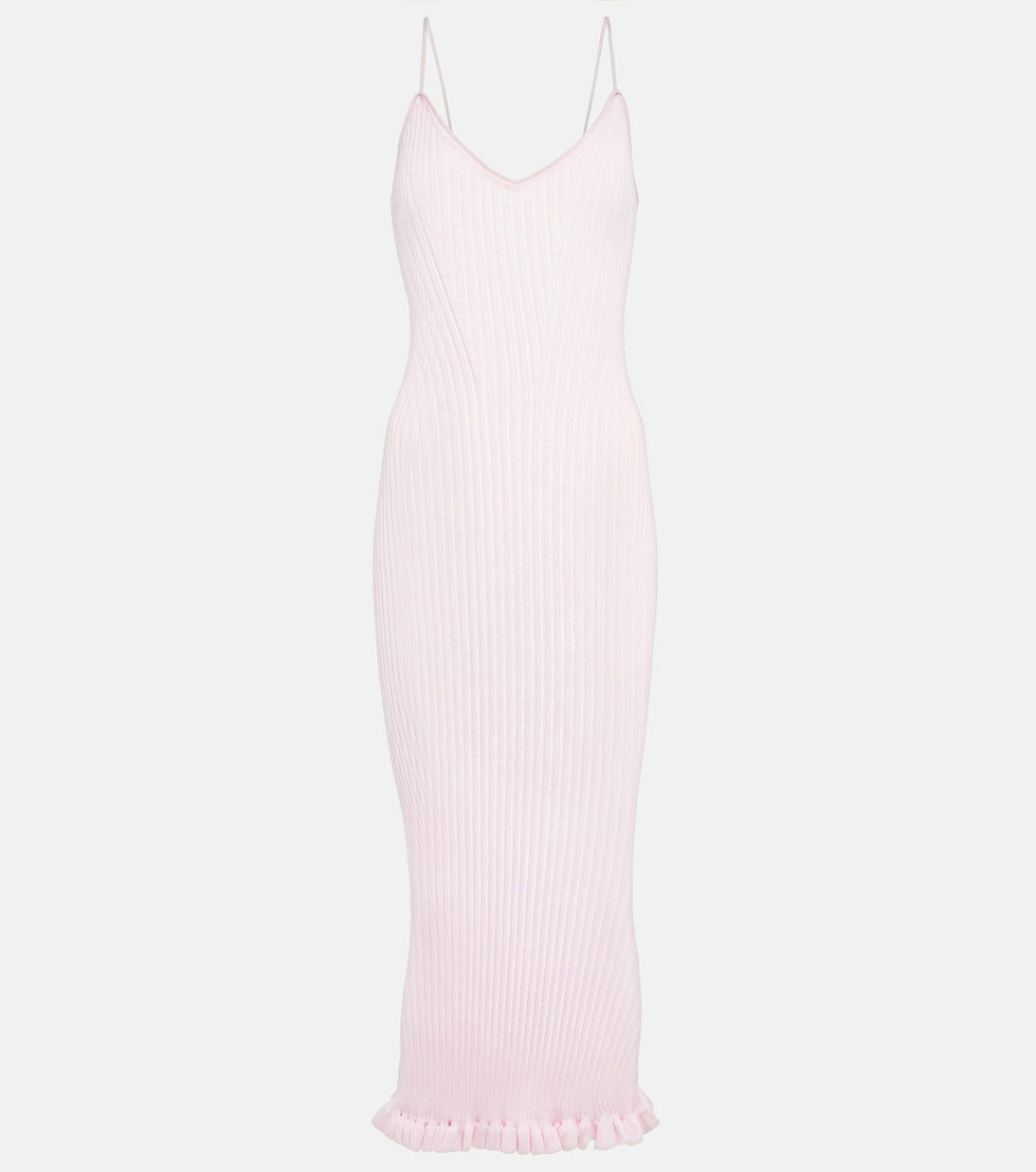 Nolita ribbed midi dress KHAITE, pink