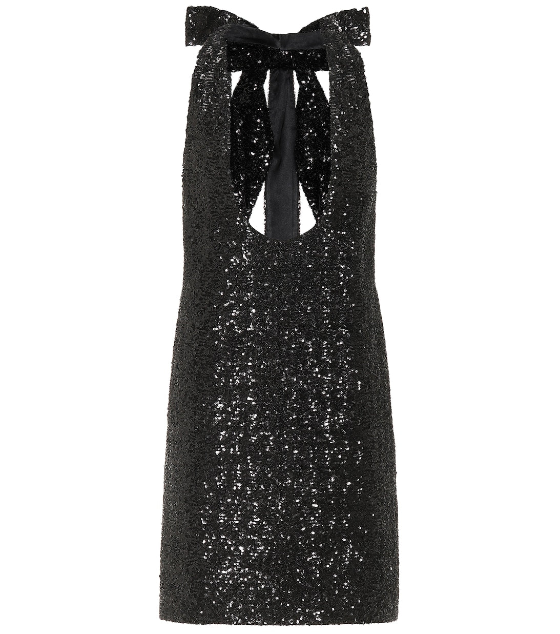 Mini dress with sequins SAINT LAURENT, black