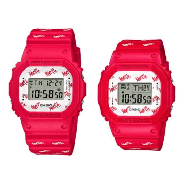 ساعة CASIO Baby-G 'Pink' باللون الأحمر