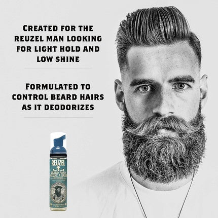 Beard foam reduces dandruff and itchy skin, 70 ml, Reuzel