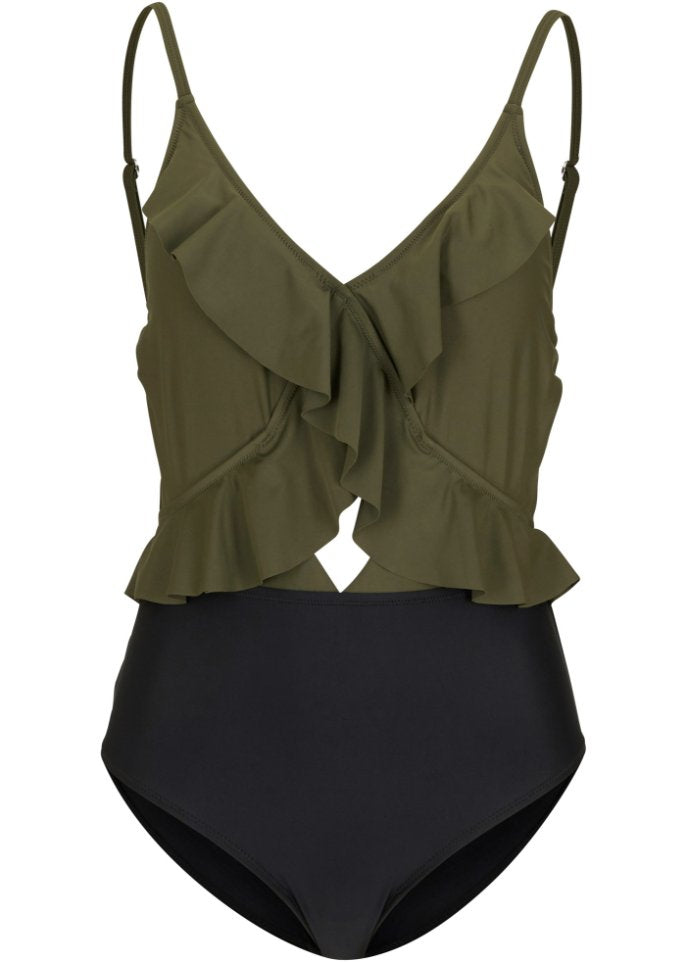 Bodyflirt swimsuit, green