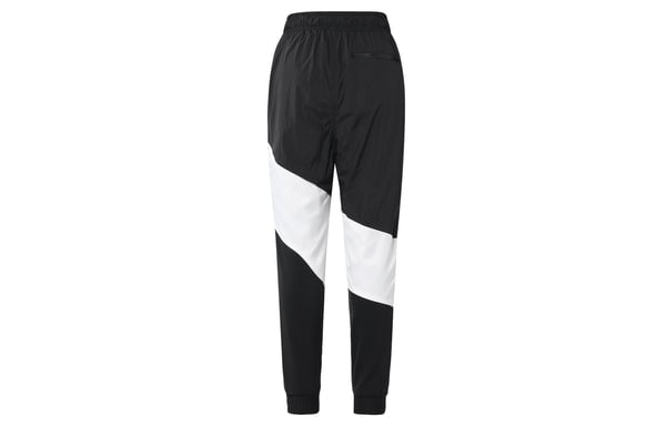 Air Jordan Wings Diamond Woven Sports Colorblock Sports Long Pants Black