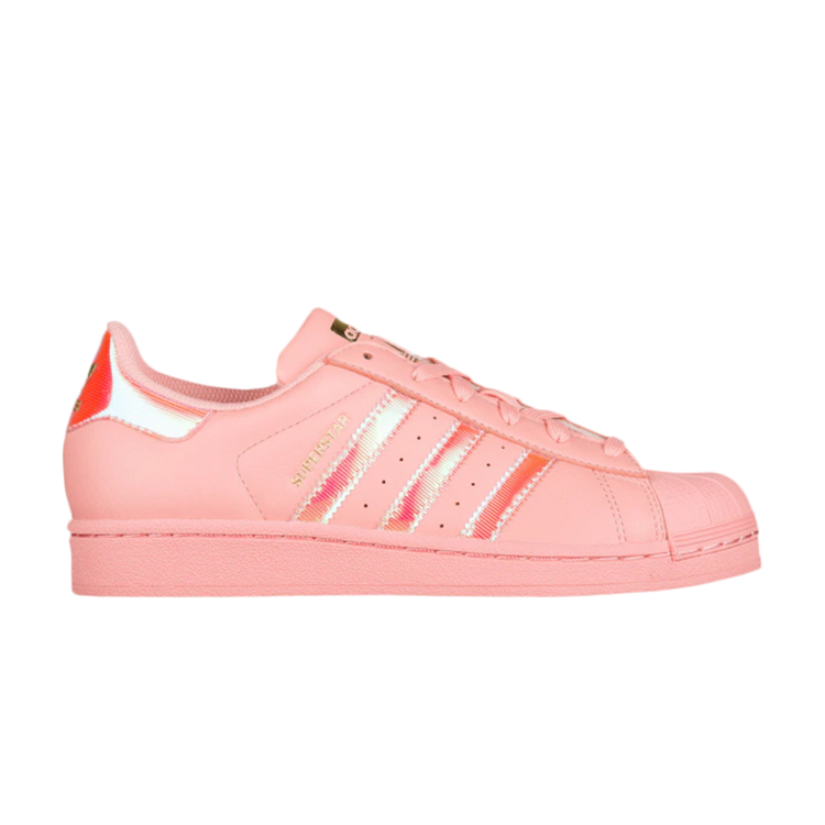 حذاء رياضي Adidas Superstar Foundation J 'Trace Pink' باللون الوردي