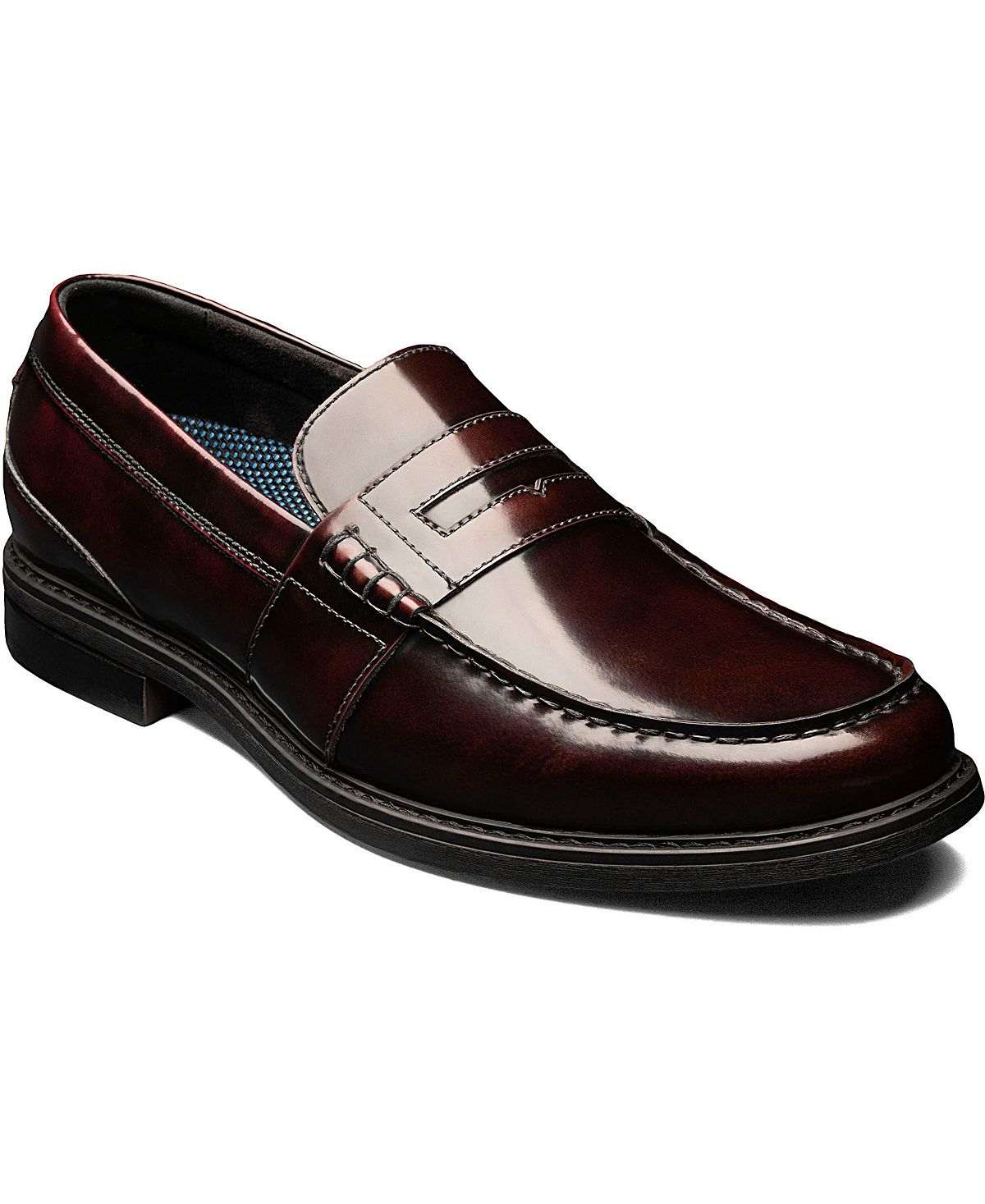 Nunn Bush Men's Lincoln Penny Peep Toe Loafers