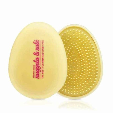 Tangle Tamer Brush - The Knot Tamer - Detangling Brush Yellow Lemon, Nuggela & Sule