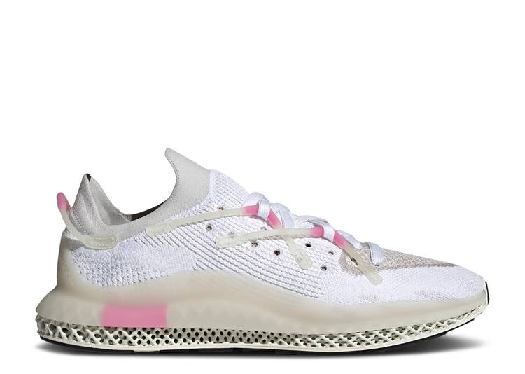 Adidas 4D FUSIO 'CLOUD WHITE PINK' sneakers, white