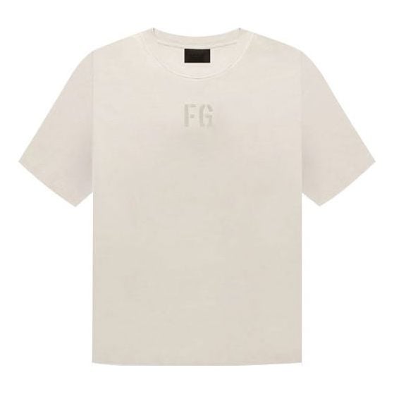 تي شيرت Fear of God the-seventh-collection FG Tee Vintage Concrete White، أبيض