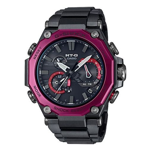 CASIO G-Shock MT-G 'Black' watch, purple