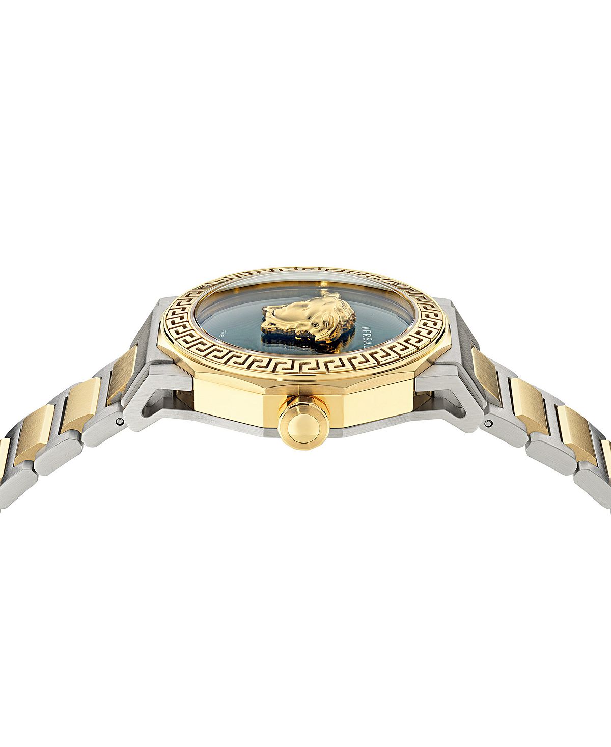 Versace Women's Swiss Made Two Tone Medusa Deco Bracelet Watch in Stainless Steel 38mm