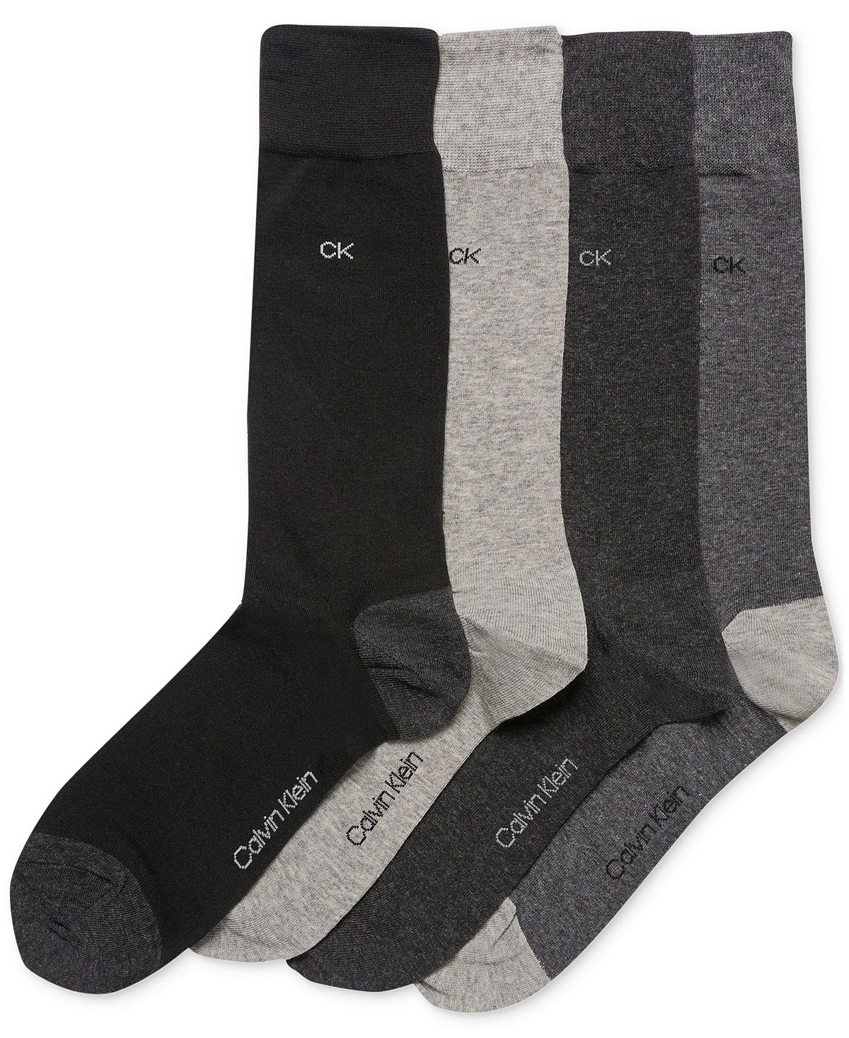 Men's socks with heels, 4 pcs. Calvin Klein