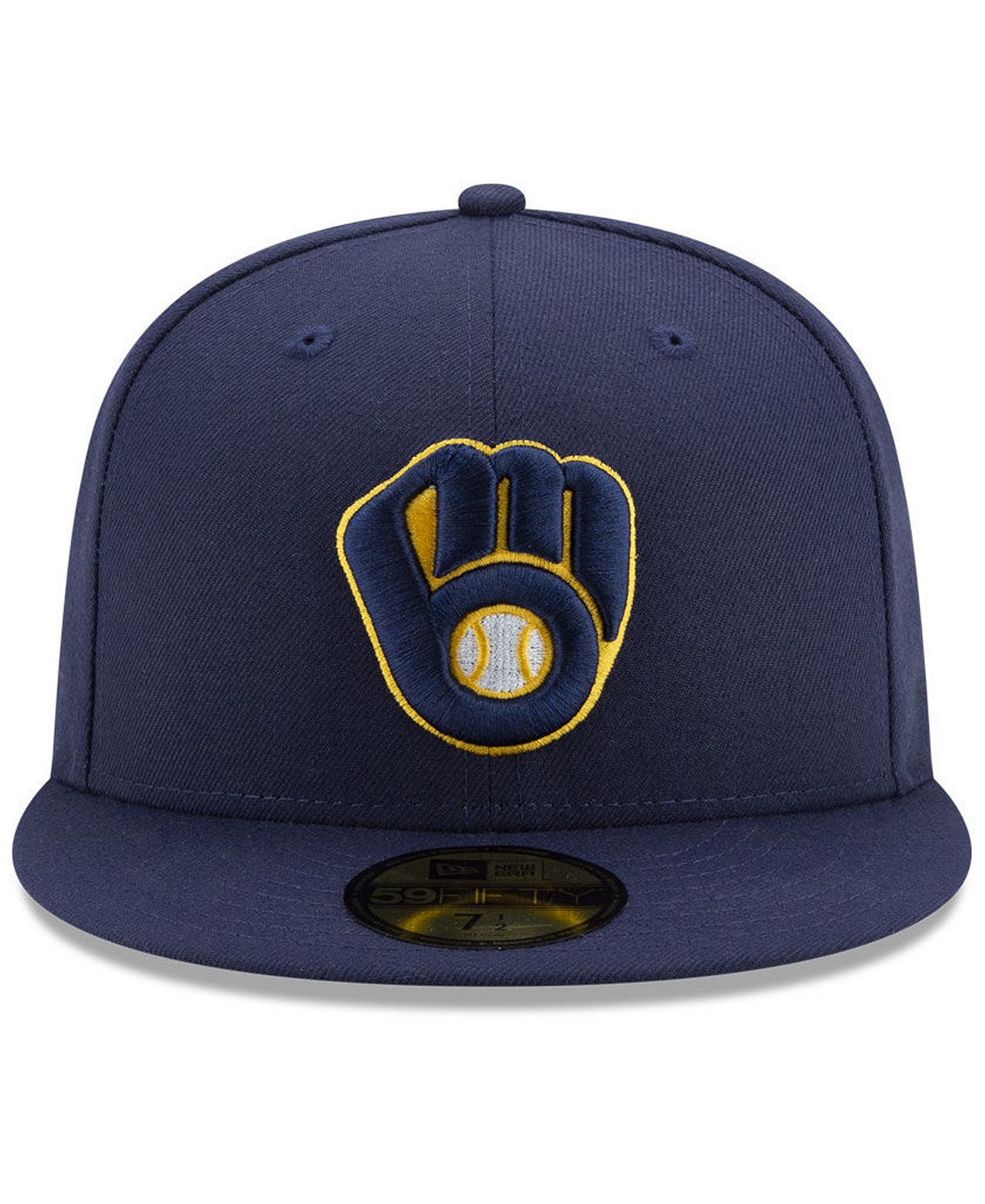 قبعة Milwaukee Brewers Authentic Collection 59FIFTY New Era Slim