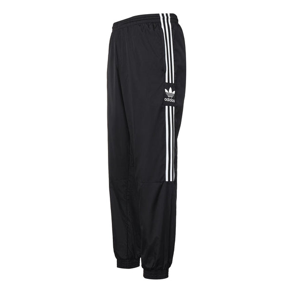 بنطلون رياضي adidas originals Lock Up Track Pants Classic Stripe Sports Long Pants أسود، أسود