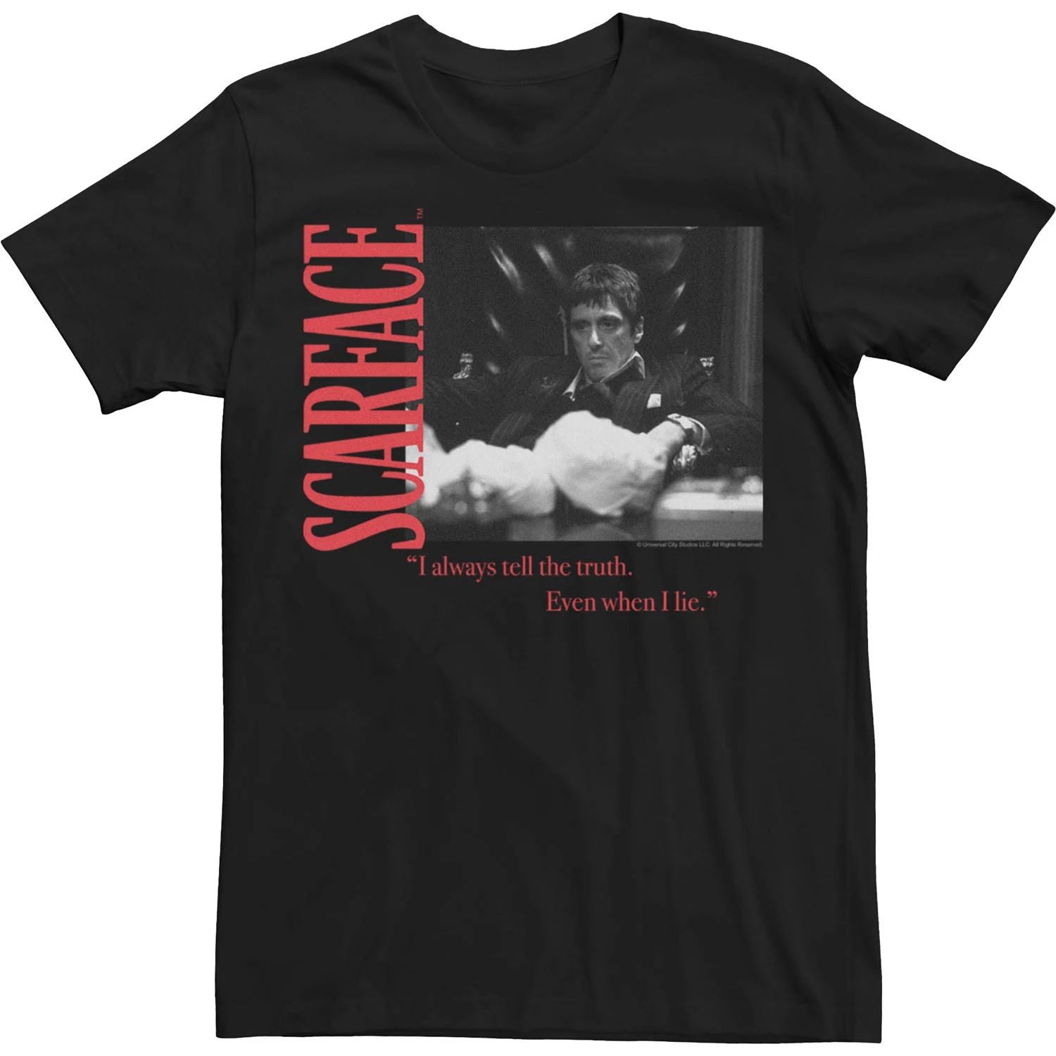 Men's Scarface Editorial Licensed Character Logo T-Shirt