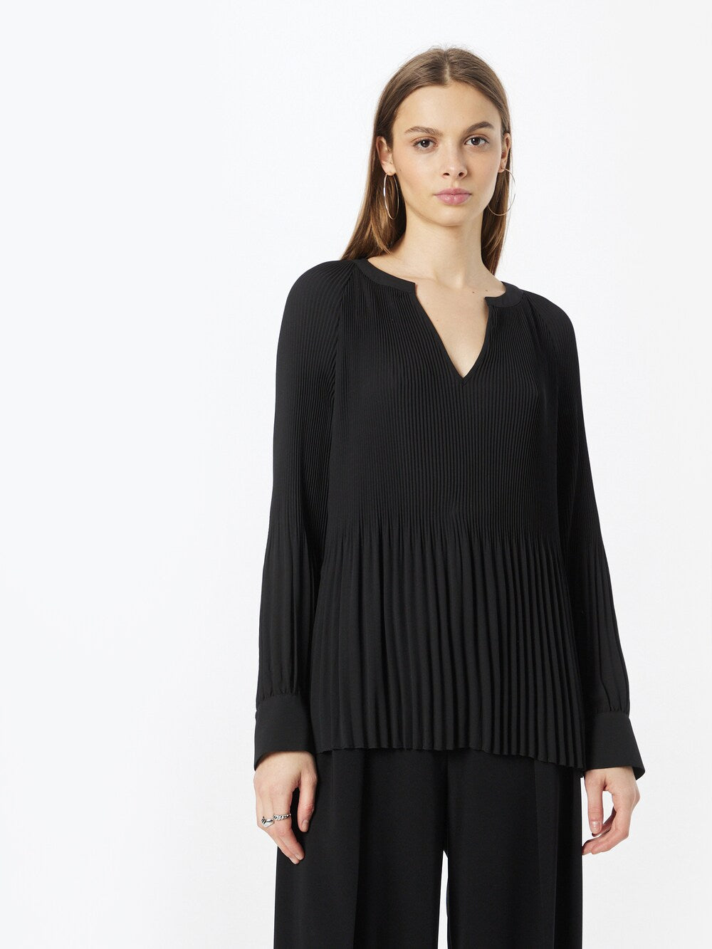 Sliver blouse, black