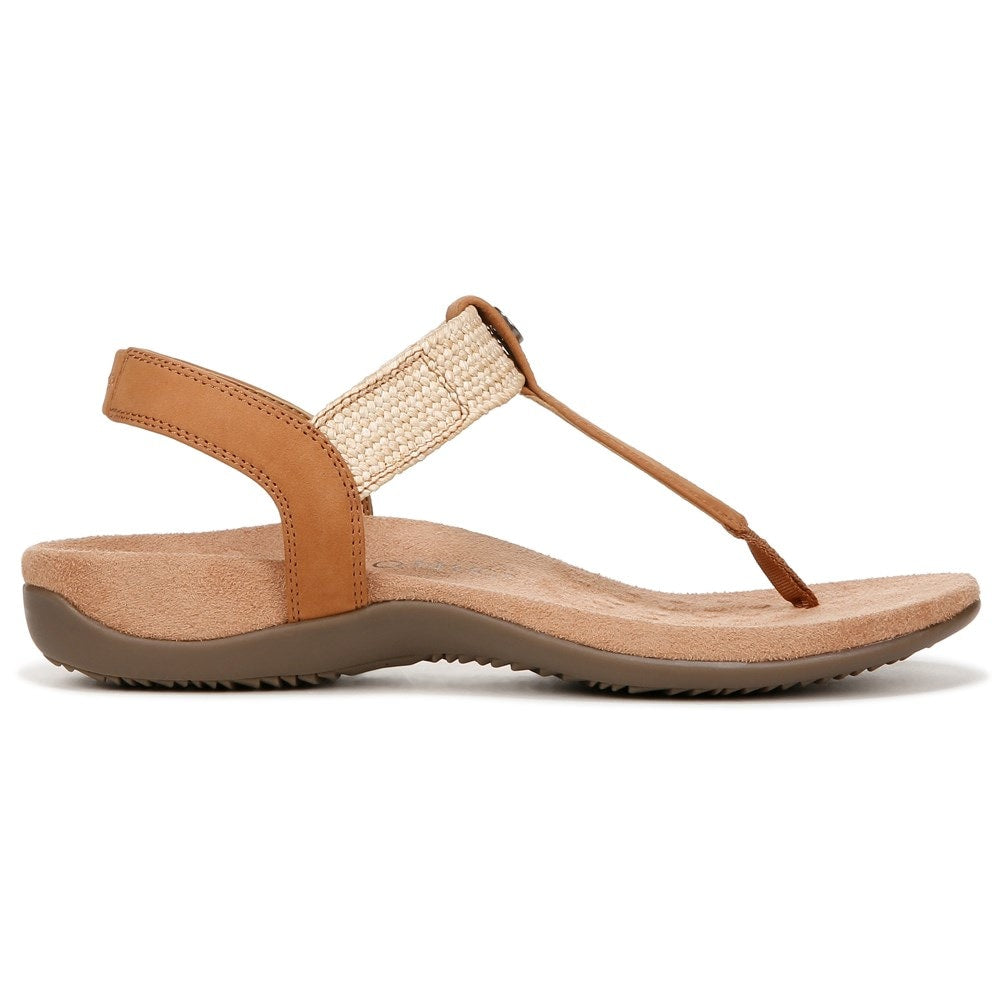 Vionic Women's Brea Ankle T-Strap Sandals, Brown