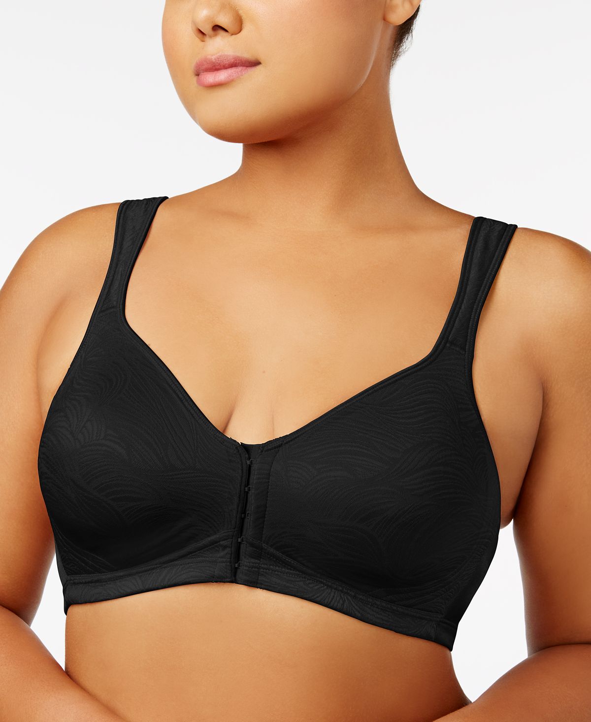 Wireless 18 Hour Front Closure Bra, USE525, online only Playtex black