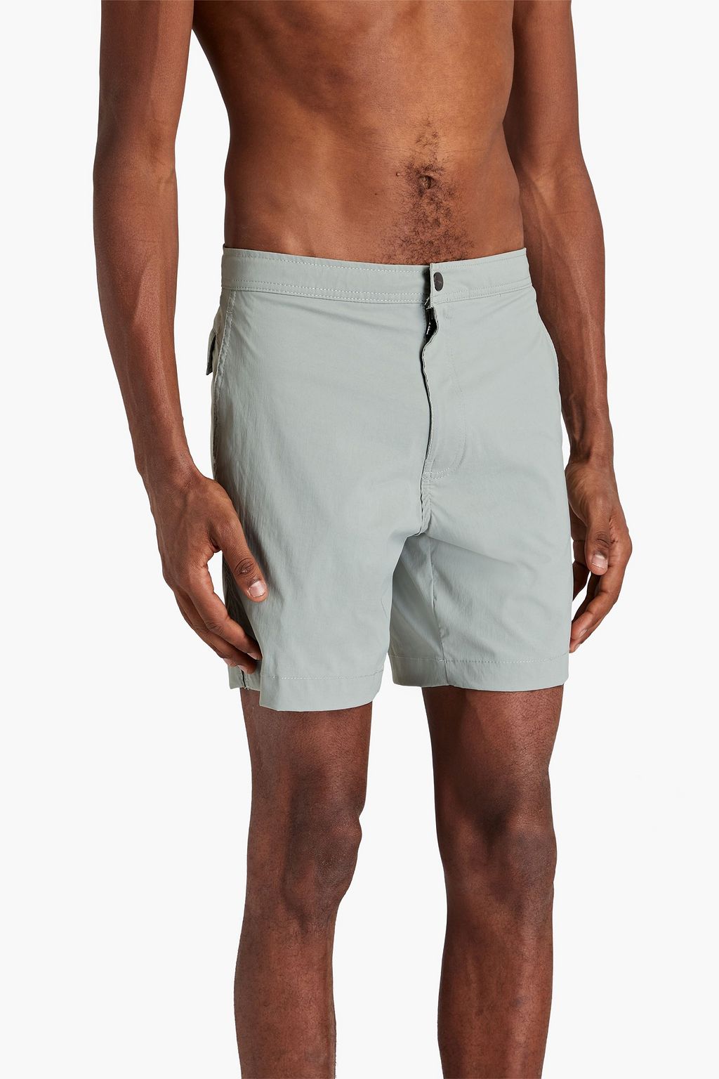 Calder mid-length ONIA swim shorts, green