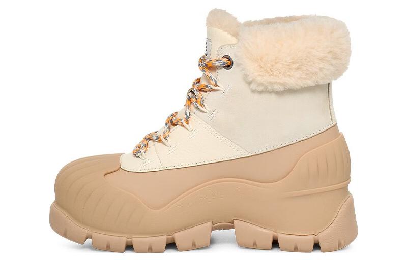 Women's UGG winter boots, fossil white