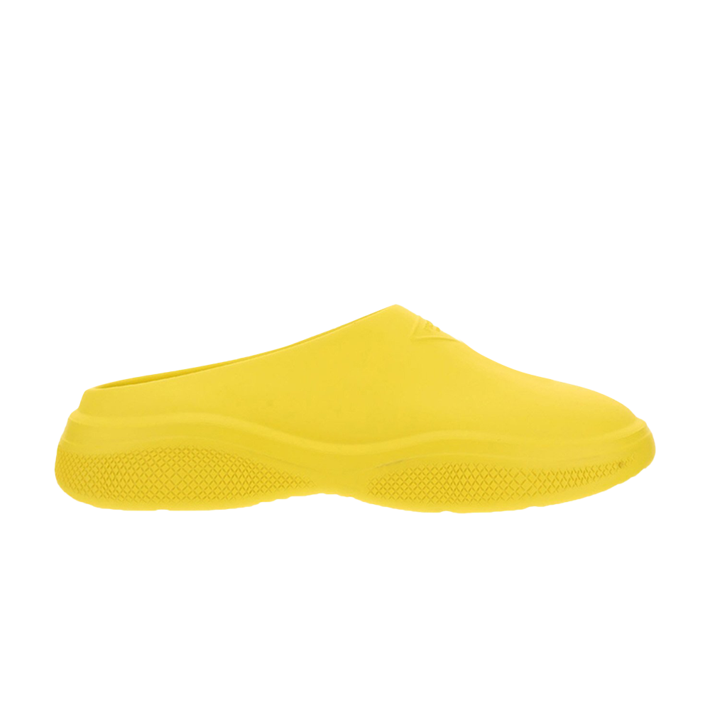 Prada foam rubber mules, yellow