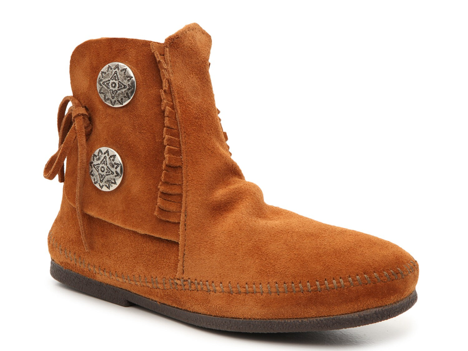 Minnetonka Two Button boots, brown