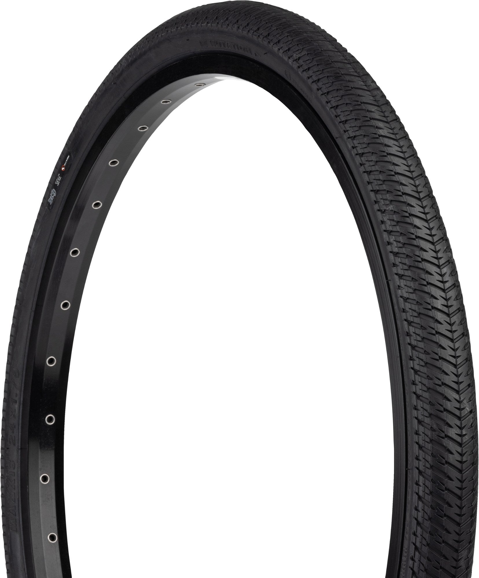 إطار DTH Clincher SW DC من Maxxis، أسود