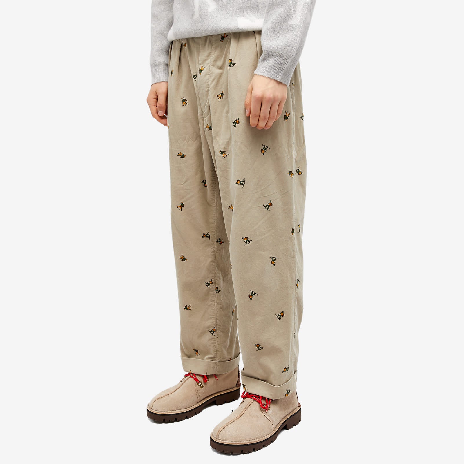 Trousers End. X Clarks Originals X Beams Plus Corduroy Pant, Sand