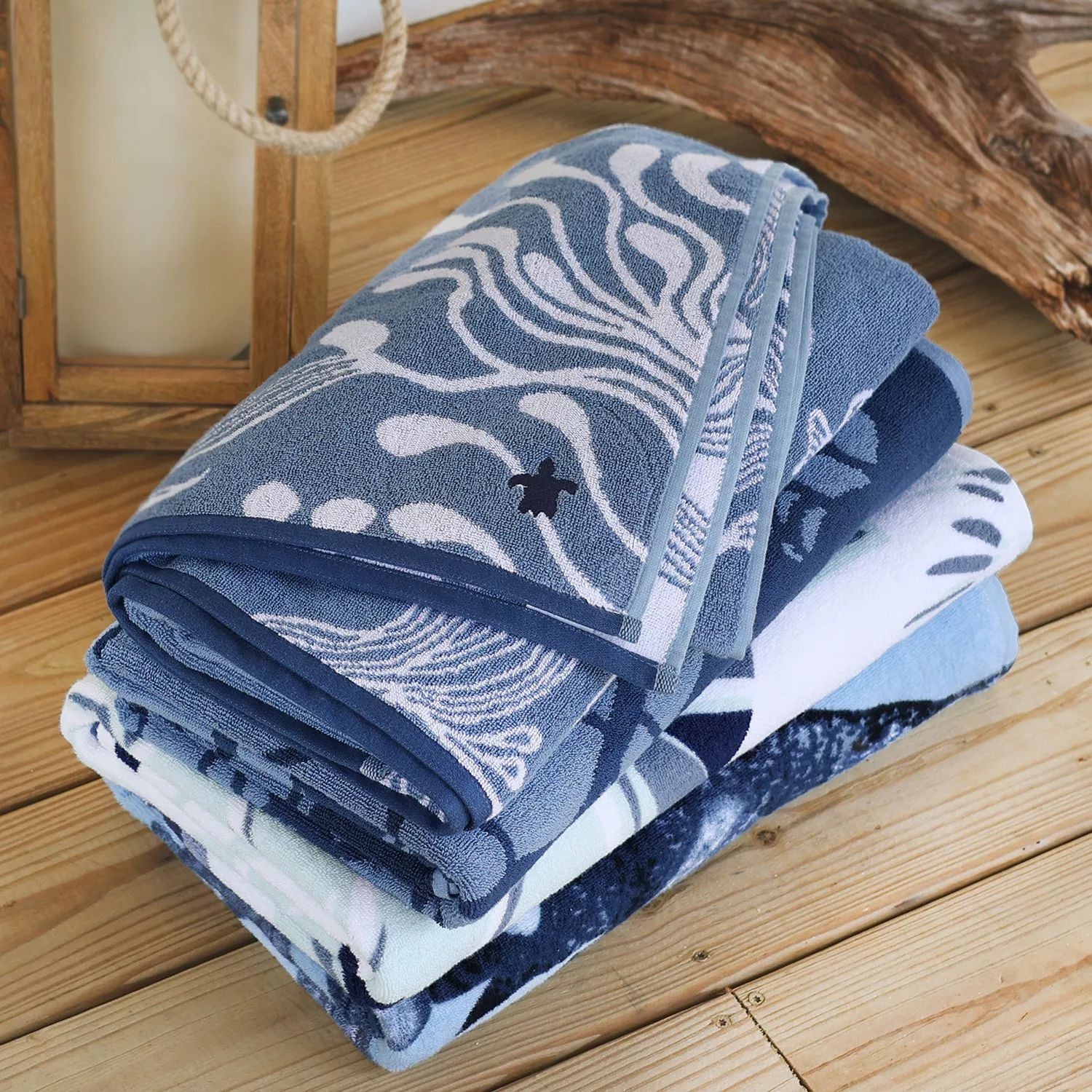 Seakeeper Large Jacquard Beach Towel