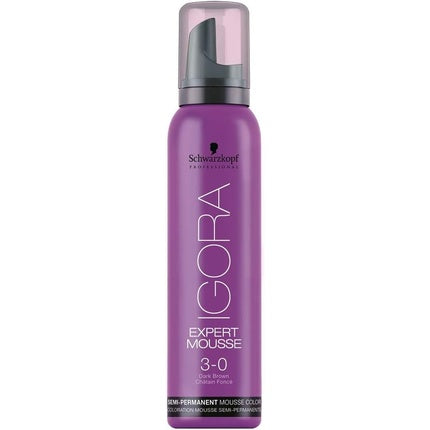 Igora Expert Mousse 3-0 Dark brown 100ml, Schwarzkopf