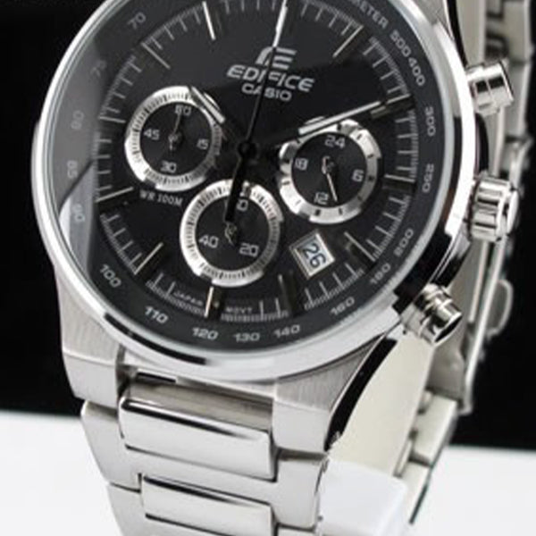 Watch CASIO Male EDIFICE Japan / South Korea Fashion Mens Black Analog, black