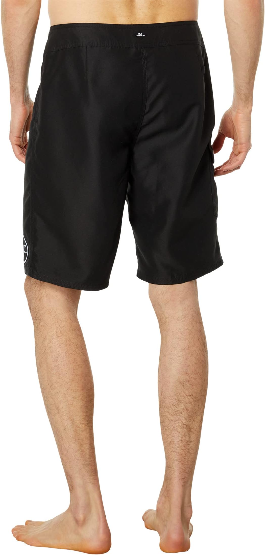 Santa Cruz Solid 2.0 O'Neill Board Shorts, Black/White