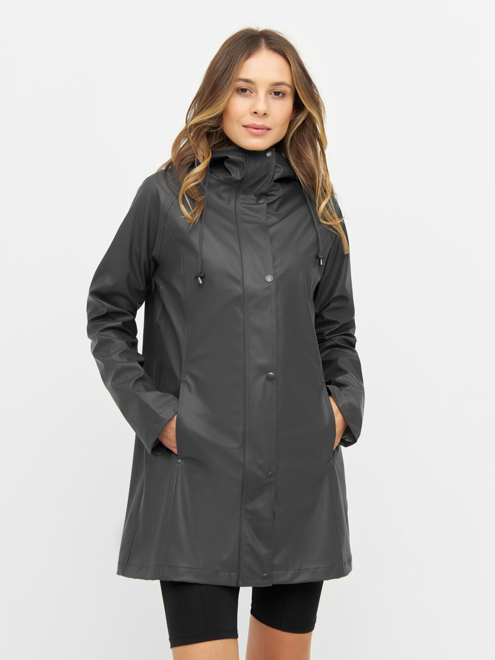 Raincoat Ilse Jacobsen RAIN87, dark gray