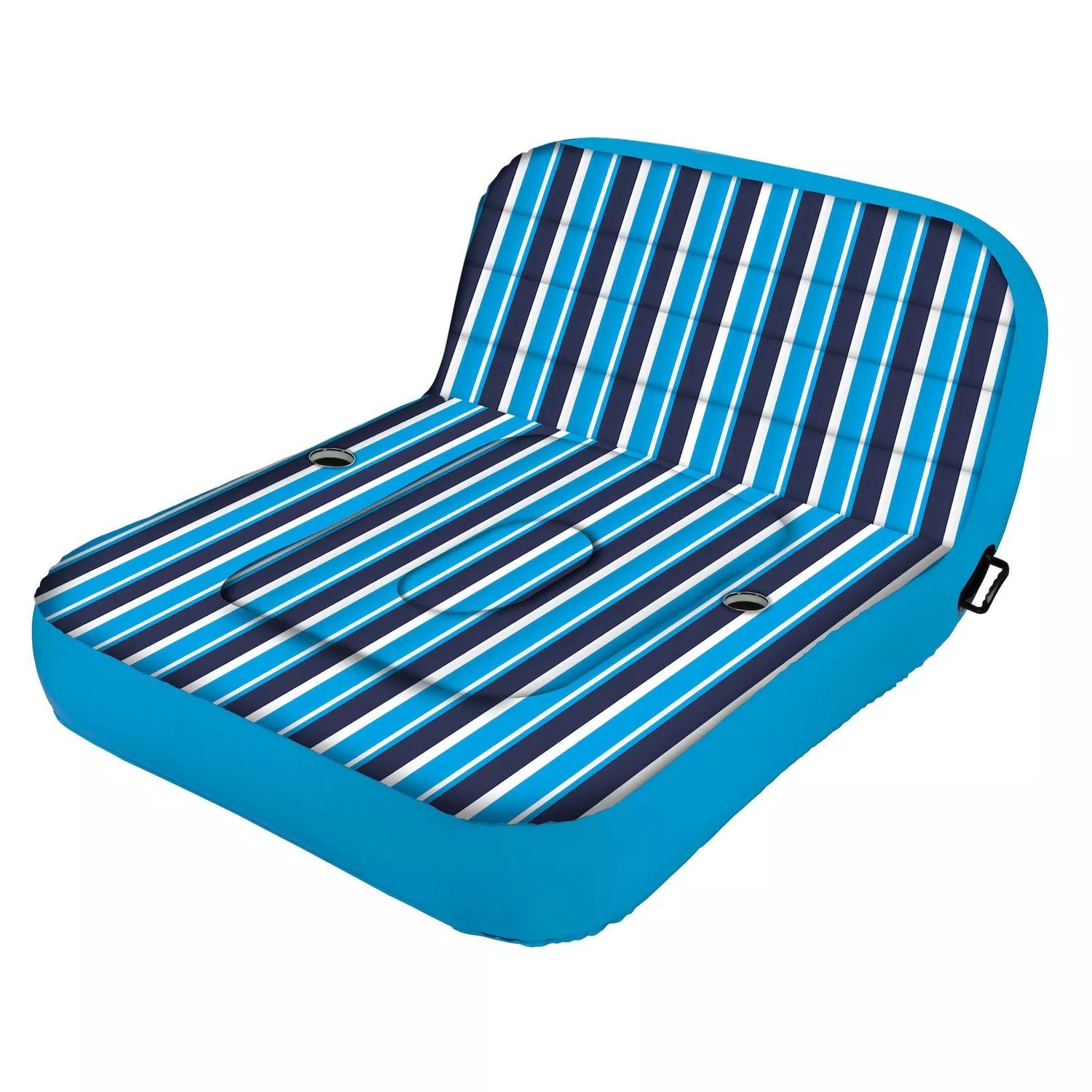 Aqua Heavy Duty Ultra Comfortable Inflatable Lounger with Pool Float for 2 Persons Aqua Leisure