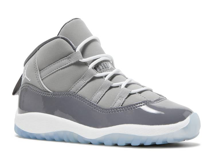 حذاء رياضي AIR JORDAN 11 RETRO TD 'COOL GRAY' 2021، رمادي