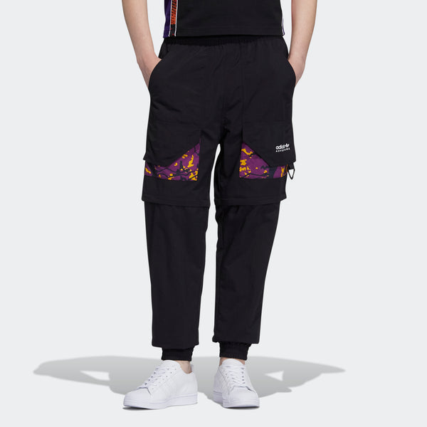 بنطلون رياضي رجالي adidas originals Adv Pants 2 Contrast Colors Pocket Bundle Foot Sports Pants/Pull Pants/Joggers أسود أسود