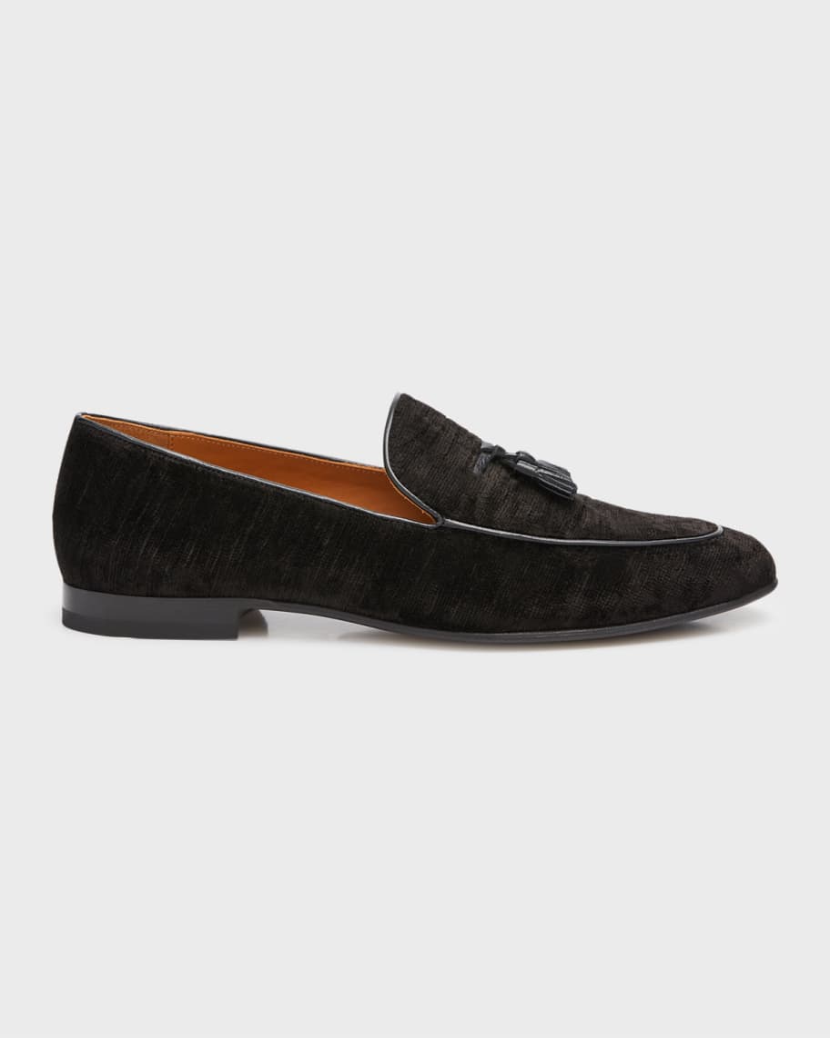 TOM FORD Men's Velvet Tassel Loafers