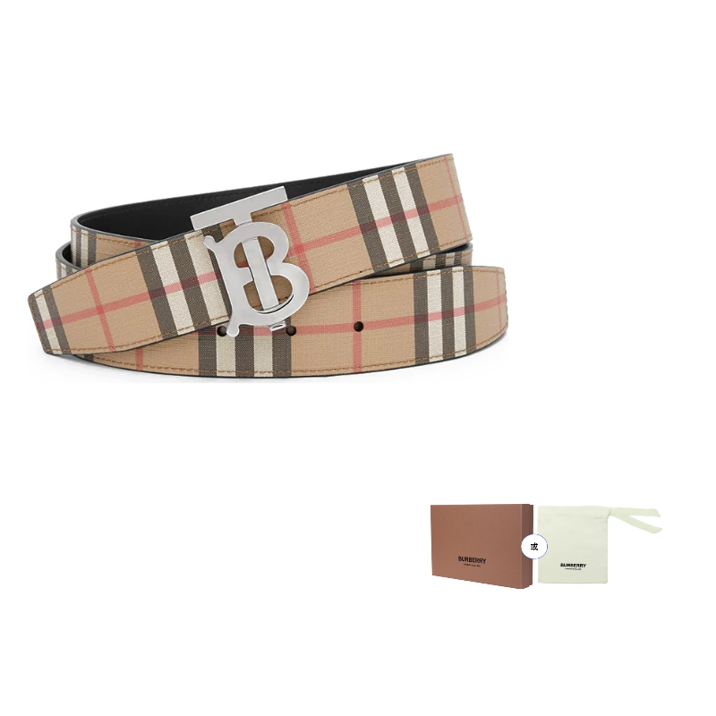 Men's Burberry Belt, Beige