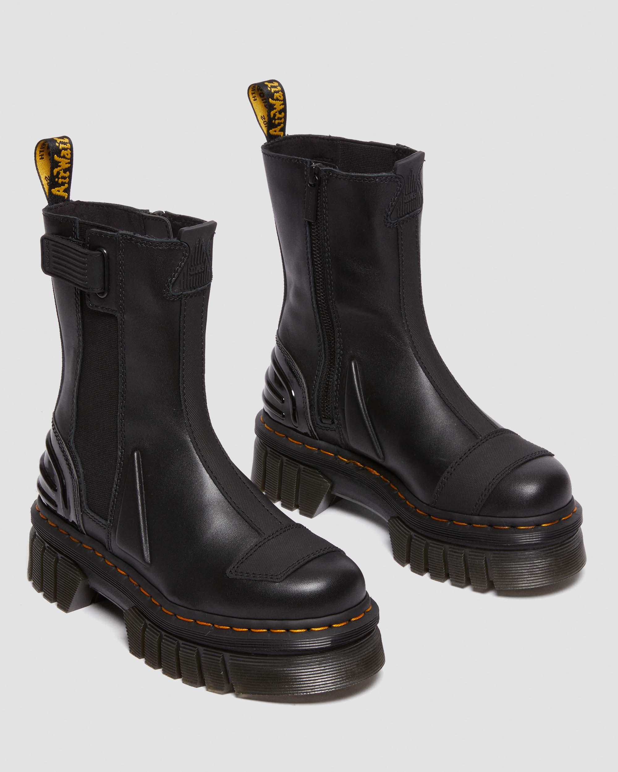 Audrick Alternative high platform leather Chelsea boots Dr. Martens