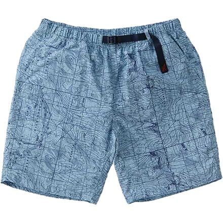 Alpine men's Gramicci foldable nylon shorts, Yosemite Blue