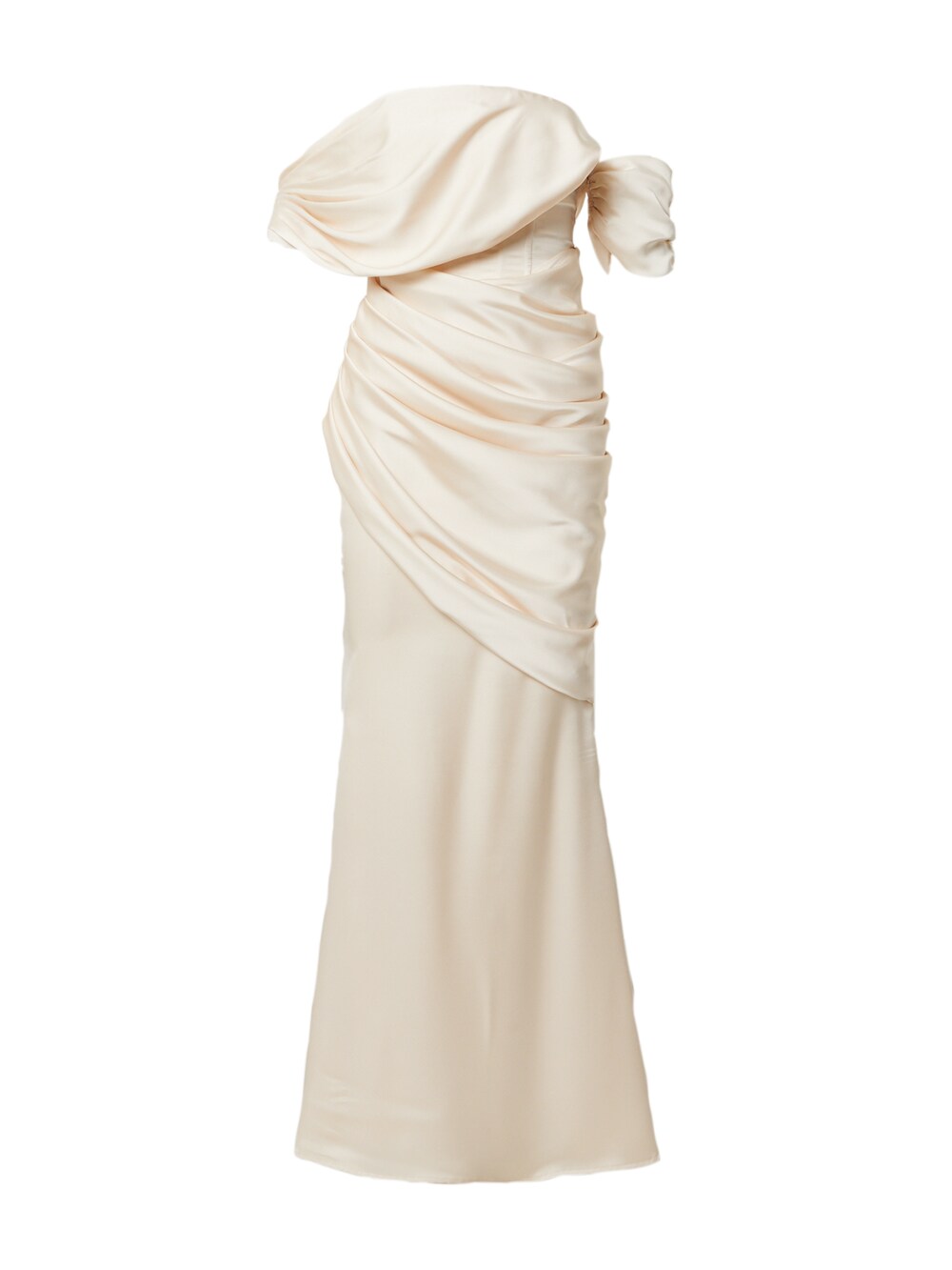 Misspap evening dress, champagne