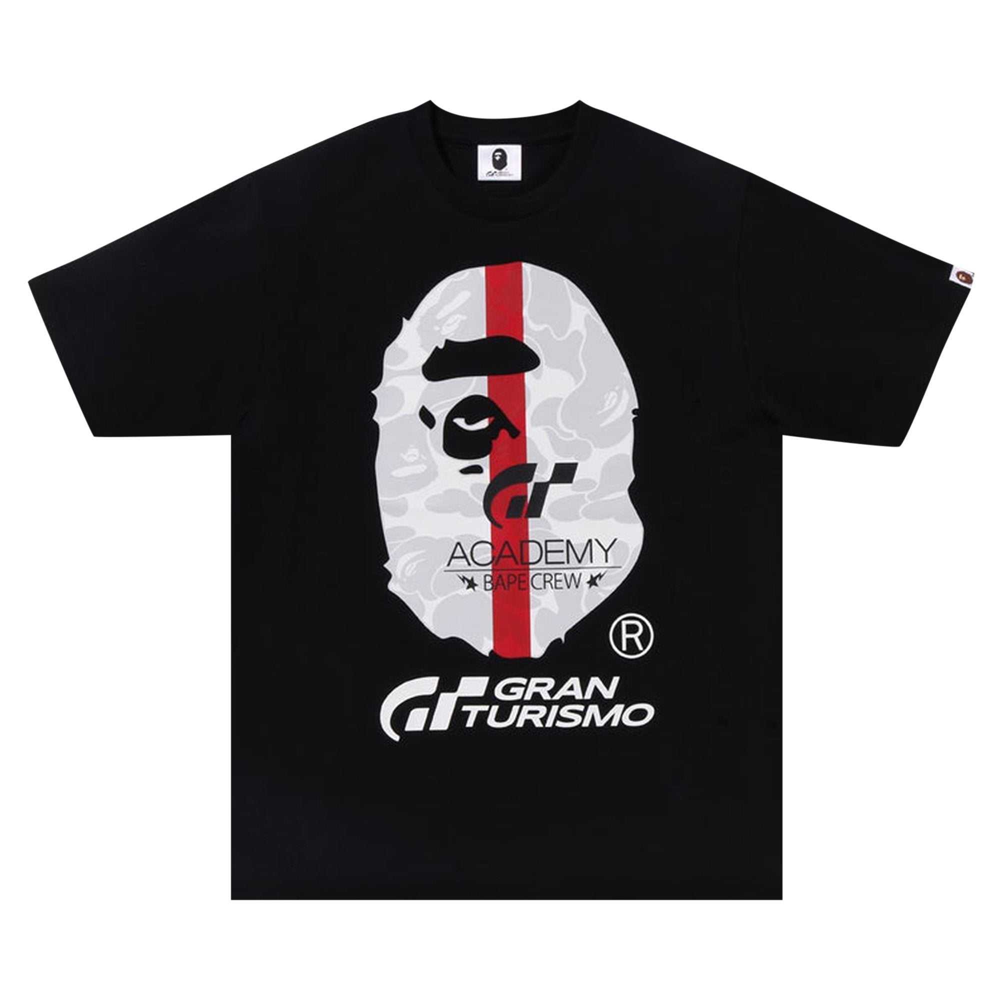 White BAPE x Gran Turismo Ape Head T-Shirt #1