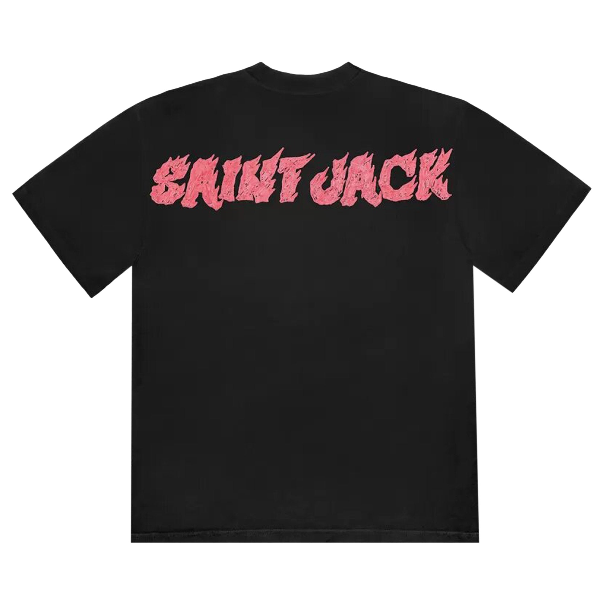 Cactus Jack T-Shirt by Travis Scott Utopia x St Michael Tee 2B Black