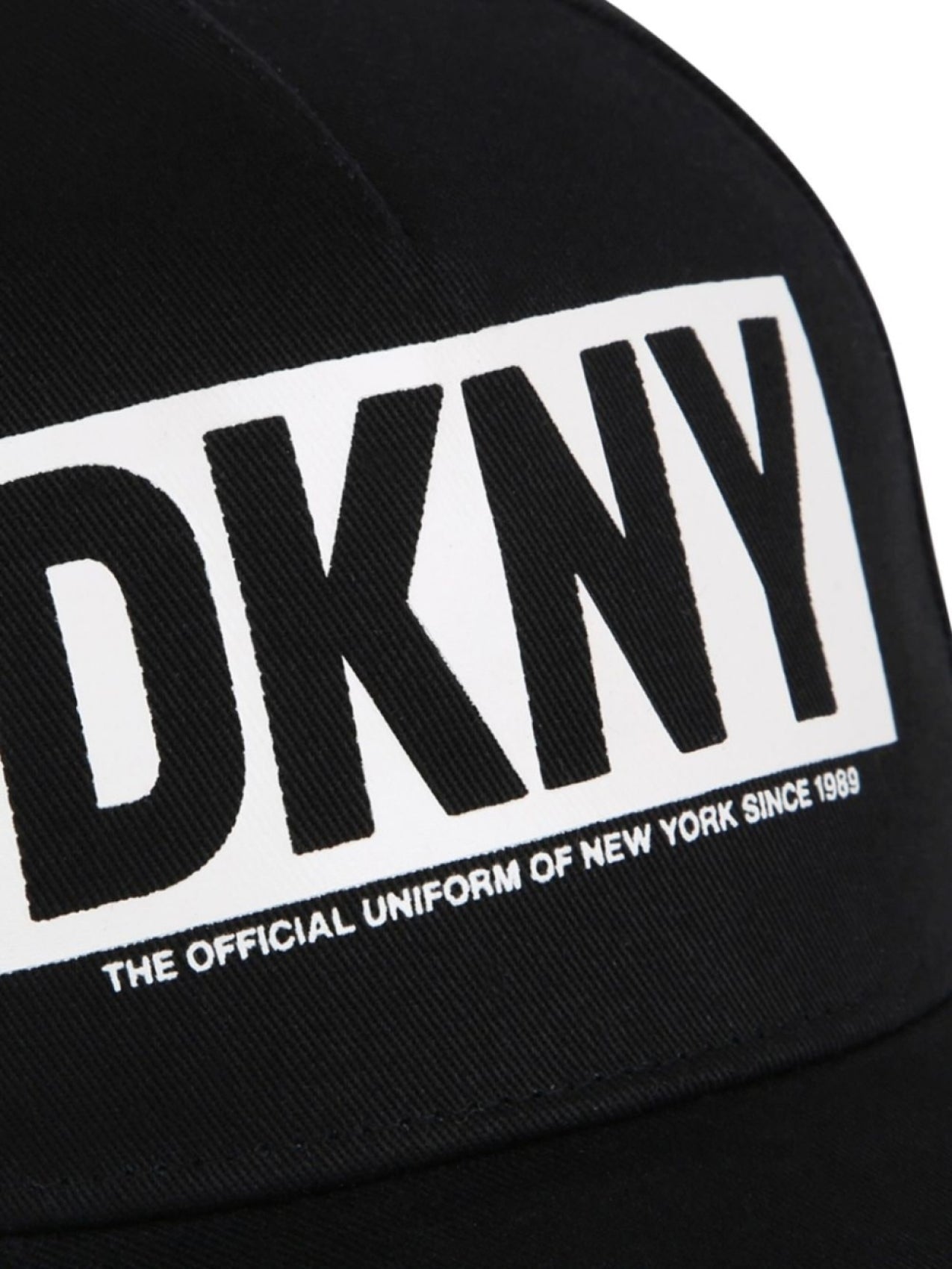 DKNY Logo Baseball Cap Black