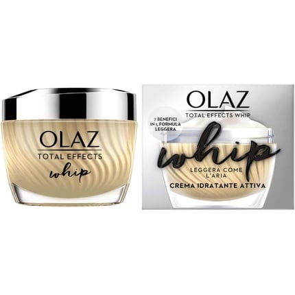 Olas Total Effects Whip Active Moisturizing Cream A face cream with a light airy texture for those who wants young and radiant skin without giving up the lightness 50 ml, Olay