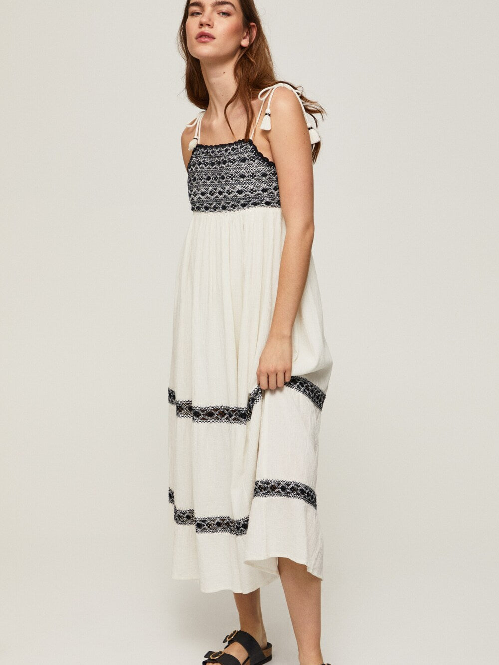 Summer dress Pepe Jeans Ariel, white