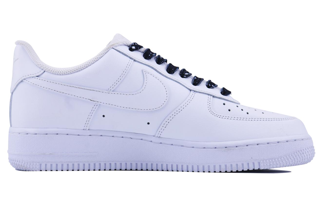 Nike Air Force 1 Skateboarding Shoes Women's Low-top Black, White