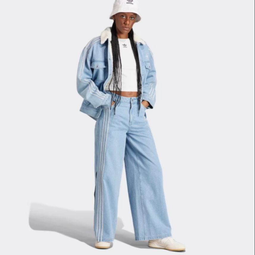 Women's Jeans Spice Girls Series Light Blue Adidas Originals