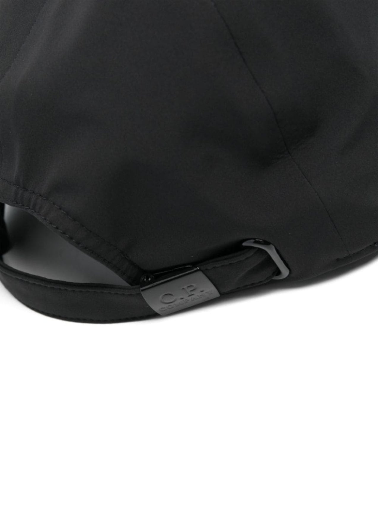 Cap with CP Company logo and seal, black