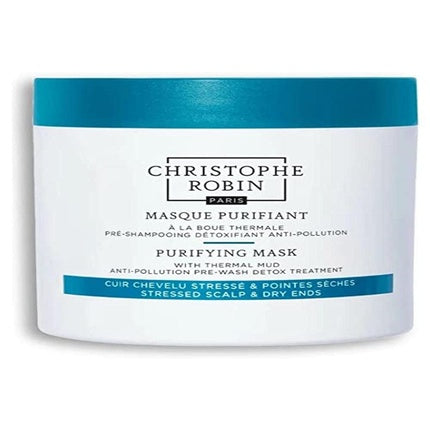 Purifying mud mask before thermal mud shampoo, Christophe Robin