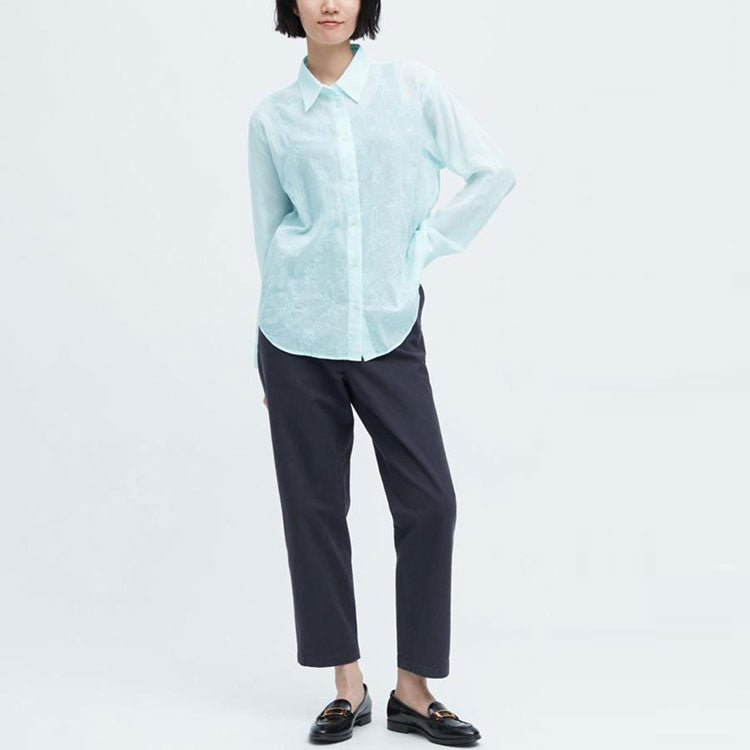 Women's Dark Blue Shirt from X Ines De La Fressange Uniqlo